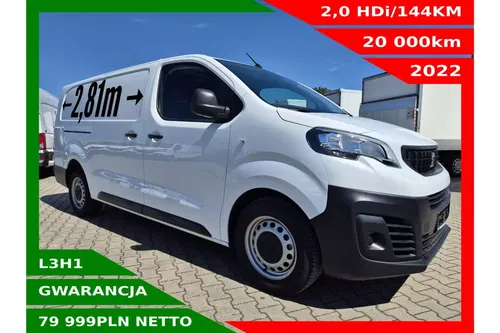 Peugeot expert L3H1 79999zł NETTO 2.0 HDi/144KM