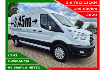Ford Transit L3H2 64999zł NETTO 2.0 TdCi/131KM