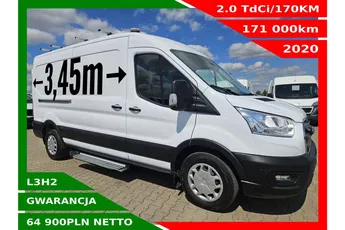 Ford Transit L3H2 64900zł NETTO 2.0 TdCi/170KM