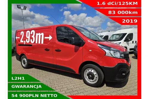 Renault Trafic Long 54900zł NETTO 1.6dCi/125KM