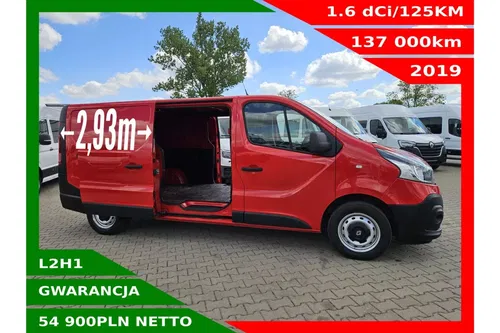Renault Trafic Long 54900zł NETTO 1.6dCi/125KM