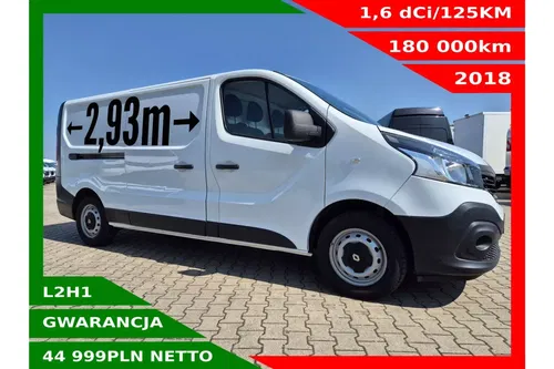 Renault Trafic Long 44999zł NETTO 1.6dCi/125KM