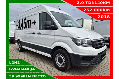 Volkswagen Crafter L2H2 59999zł NETTO 2.0TDi/140KM