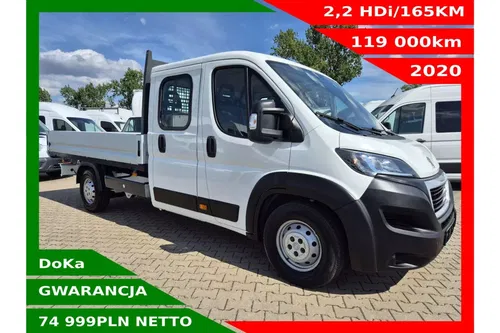 Peugeot Boxer DoKa 74999zł NETTO 2.2HDi/165KM