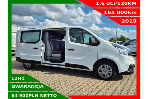 Fiat Talento L2H1 64900zł NETTO Brygadówka 6 osób 1.6mJET/120KM