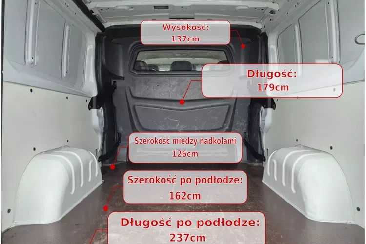 Renault Trafic Long 69999zł NETTO Brygadówka 6 osób 1.6dCi/120KM zdjęcie 14