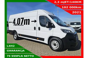 Fiat Ducato L4H2 79999zł NETTO 2.3 mJET/140KM