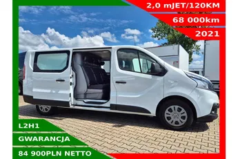 Fiat Talento Long 84900zł NETTO Brygadówka 6 osób 2.0 mJET/120KM