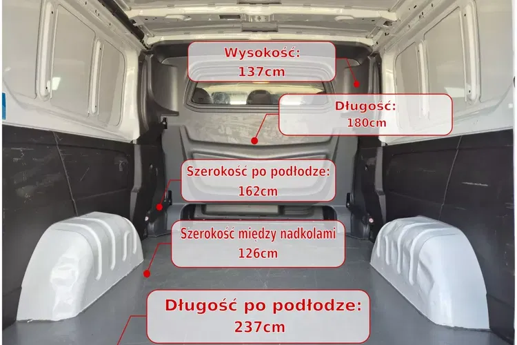 Opel Vivaro Long 62999zł Netto Brygadówka 6 osób 1.6CDTi/125KM zdjęcie 13