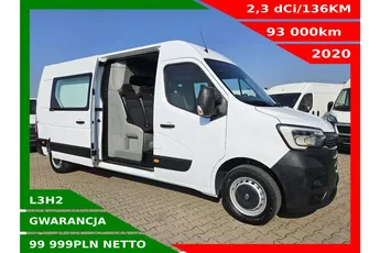 Renault Master L3H2 99999zł NETTO 2.3 dCi/136KM