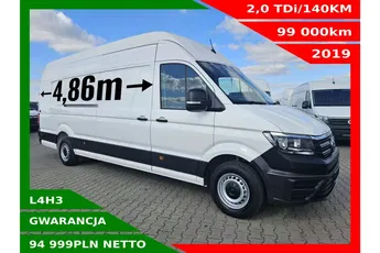 Volkswagen Crafter L4H3 94999zł NETTO 2.0 TDi/140KM