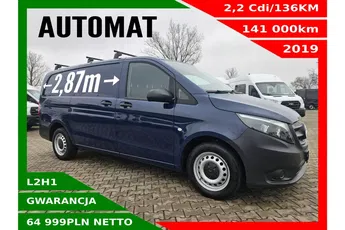 Mercedes Vito Long 64999zł NETTO 2.2 Cdi/136KM