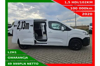 Citroen Berlingo Long 49999zł NETTO 1, 5HDi/102KM