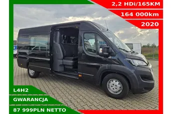 Peugeot boxer L4H2 87999zł NETTO Brygadówka 5 osób 2.2HDi/165KM