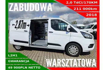 Ford transit-custom L2H1 49900zł NETTO 2.0TdCi/170KM