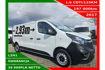 Opel Vivaro L2H1 39999zł NETTO 1.6CDTi/125KM