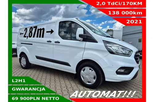 Ford transit-custom Long 69900zł NETTO 2.0TdCi/170KM