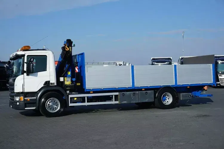 Scania / P 250 / ACC / SKRZYNIOWY + HDS + WINDA / PALFINGER PK 12 002 - EH B / WYSIĘG 10 M zdjęcie 39