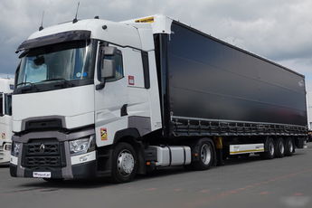 Renault T 480 / LOWDECK / 2021 ROK / KLIMA POSTOJOWA / HIGH CAB  / ZESTAW / WIELTON FIRANKA / MEGA / OŚ PODNOSZONA / SAF / PO KONTRAKCIE SERWISOWYM