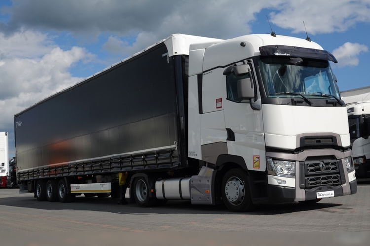 Renault T 480 / LOWDECK / 2021 ROK / KLIMA POSTOJOWA / HIGH CAB  / ZESTAW / WIELTON FIRANKA / MEGA / OŚ PODNOSZONA / SAF / PO KONTRAKCIE SERWISOWYM zdjęcie 8