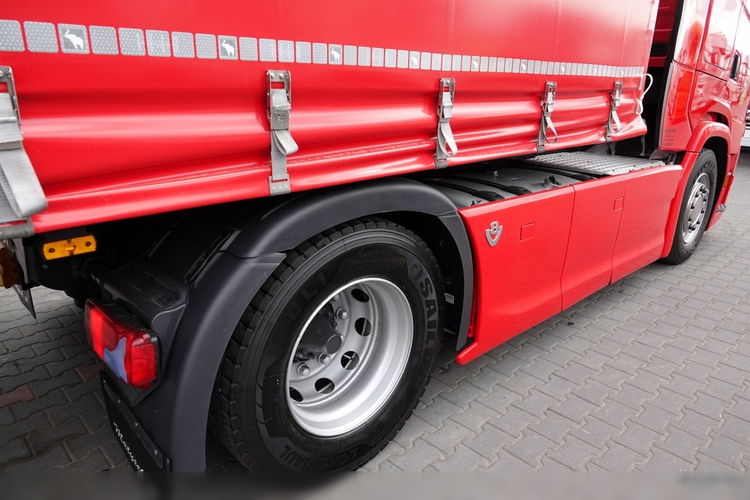 Scania S 530 / V8 / RETARDER / NAVI / ZESTAW / FIRANKA / MULDA DO STALI 9 M / DACH PODNOSZONY DO JAZDY 3 poziomy / COILMULDA / 2021 ROK / STANDARD / OŚ PODNOSZONA  zdjęcie 15