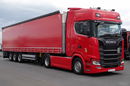 Scania S 530 / V8 / RETARDER / NAVI / ZESTAW / FIRANKA / MULDA DO STALI 9 M / DACH PODNOSZONY DO JAZDY 3 poziomy / COILMULDA / 2021 ROK / STANDARD / OŚ PODNOSZONA  zdjęcie 6