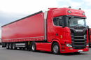 Scania S 530 / V8 / RETARDER / NAVI / ZESTAW / FIRANKA / MULDA DO STALI 9 M / DACH PODNOSZONY DO JAZDY 3 poziomy / COILMULDA / 2021 ROK / STANDARD / OŚ PODNOSZONA  zdjęcie 7