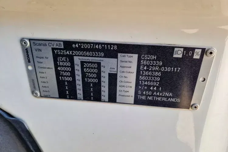 Scania S 450 A4x2NA ADR zdjęcie 26
