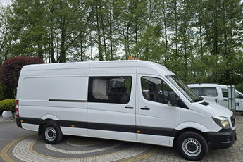 Mercedes Sprinter Maxi 314 2.2 CDi / 6 osób / I-właściciel / brygadówka / HAK 3.500kg
