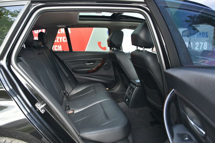 BMW 320 320d 184KM Manual 2014r. Skóra Panorama NAVi Climatronic POLECAM zdjęcie 14