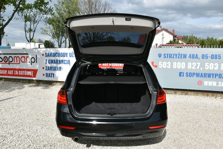 BMW 320 320d 184KM Manual 2014r. Skóra Panorama NAVi Climatronic POLECAM zdjęcie 25