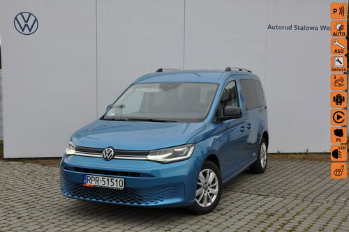 Volkswagen Caddy 2.0TDI 122KM Salon Polska Dealer Gwar. Czujniki Park LaneAssist LED