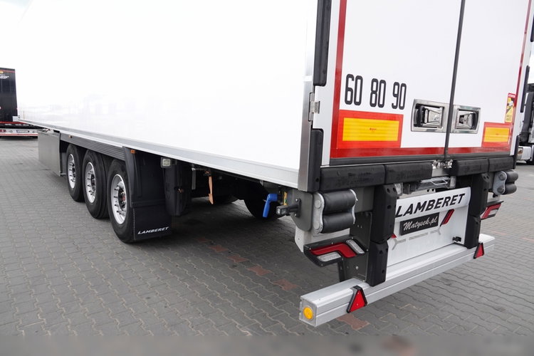 Lamberet / CHŁODNIA / CARIER VECTOR 1550 / KOSZ NA PALETY / OŚ PODNOSZONA / SAF / SPROWADZONA / MAŁO UŻYWANA  zdjęcie 10