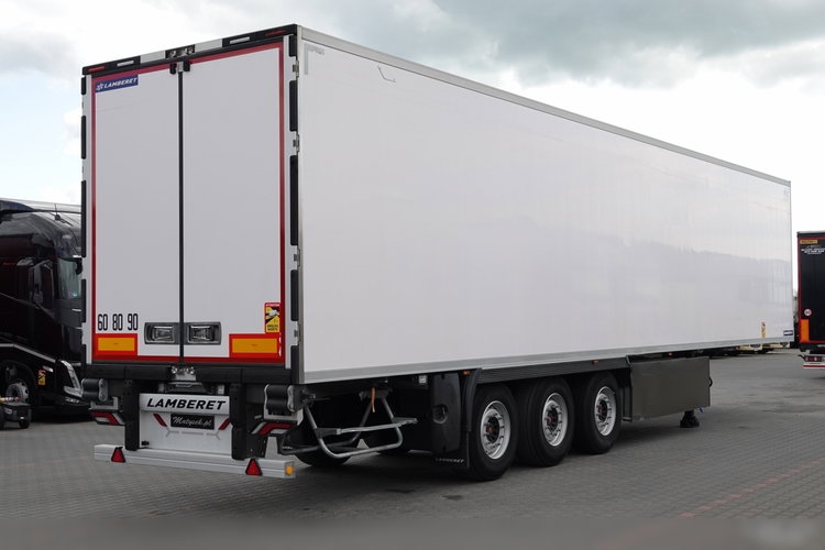 Lamberet / CHŁODNIA / CARIER VECTOR 1550 / KOSZ NA PALETY / OŚ PODNOSZONA / SAF / SPROWADZONA / MAŁO UŻYWANA  zdjęcie 4