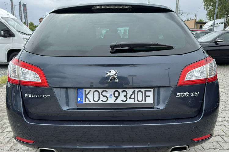 Peugeot 508 SW 2.2 HDI 204 KM wersja GT Ful Opcja Gwarancja Stan BDB zdjęcie 9