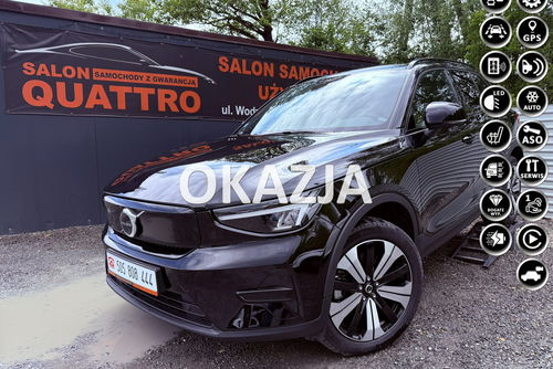Volvo XC 40 Black-Line. Virtual kokpit. Full led . Zasięg 400Kl.