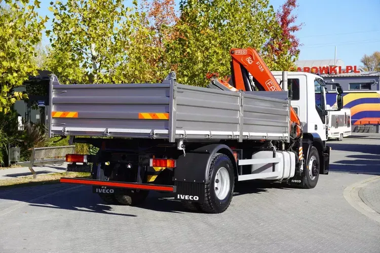 Iveco Stralis 310 E6 / NOWA Wywrotka 3-stronna / Dźwig Fassi F135 z pilotem zdjęcie 10