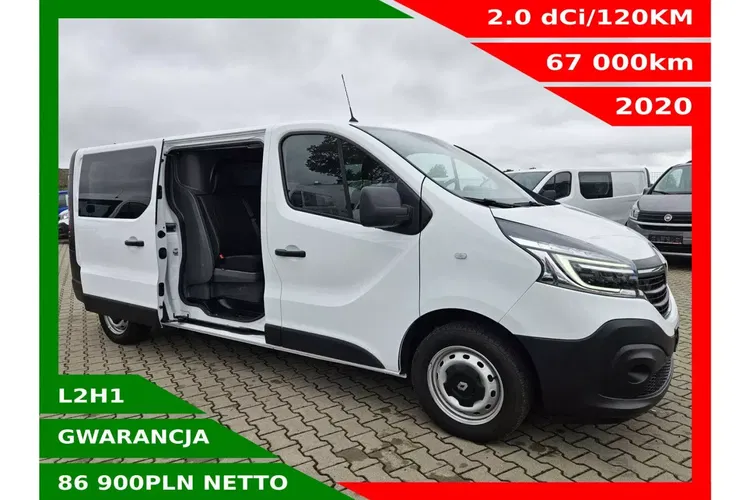 Renault Trafic L2H1 86900zł NETTO Brygadówka 6 osób 2.0dCi/120KM zdjęcie 1