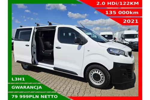 Peugeot expert L3H1 79999zł NETTO 6osobowy 2.0HDi/122KM