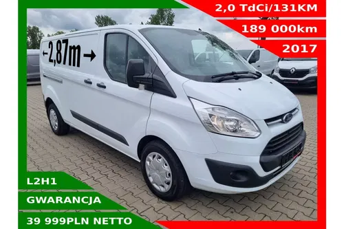 Ford transit-custom Long 39999zł NETTO 2.0 TdCi/131KM