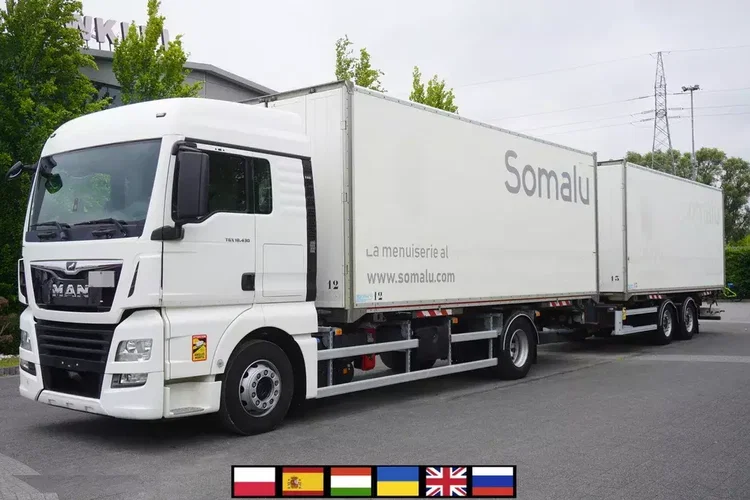 MAN TGX 18.430 / Kontener 18 EPAL / Przyczepa Fruehauf 18 EPAL / 2021 zdjęcie 1