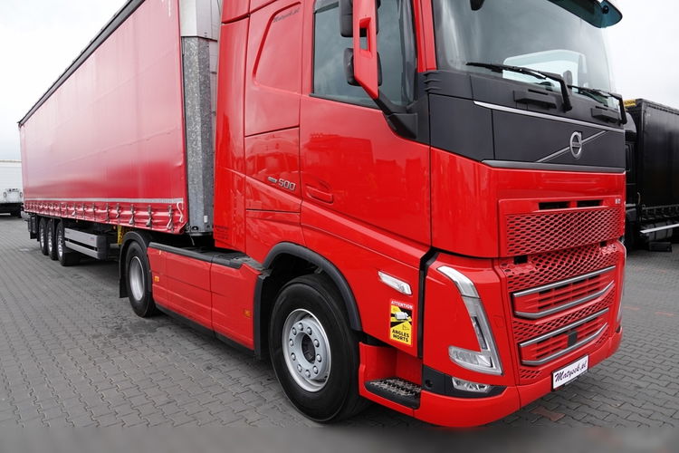 Volvo FH 500 / I-SAVE / ZESTAW / I-PARK COOL / NOWY MODEL / OPONY 100 % / + SCHMITZ-CARGOBULL / FIRANKA / MULDA DO STALI 9 M / DACH PODNOSZONY DO JAZDY 3 poziomy / COILMULDA / 2021 ROK  zdjęcie 10