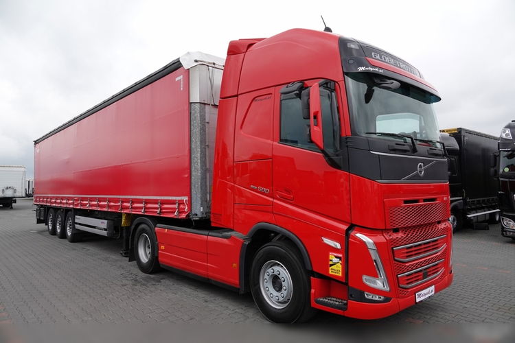 Volvo FH 500 / I-SAVE / ZESTAW / I-PARK COOL / NOWY MODEL / OPONY 100 % / + SCHMITZ-CARGOBULL / FIRANKA / MULDA DO STALI 9 M / DACH PODNOSZONY DO JAZDY 3 poziomy / COILMULDA / 2021 ROK  zdjęcie 7