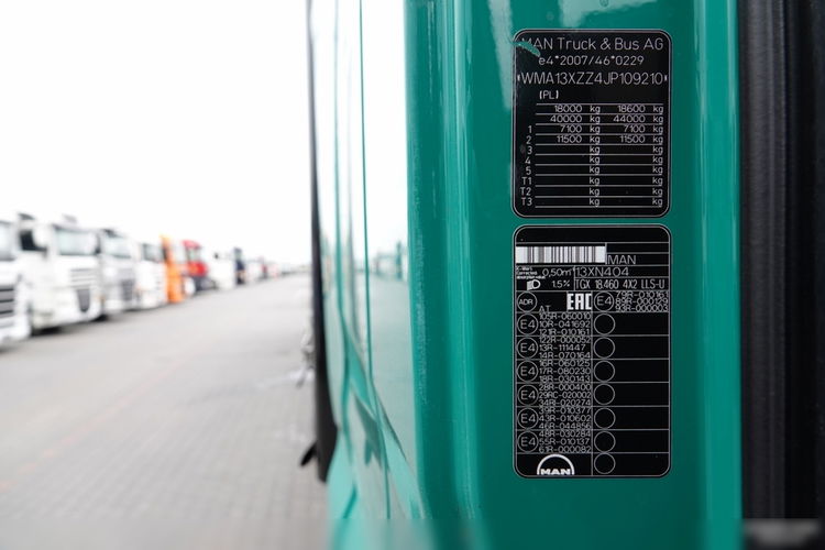 MAN TGX 18. 460 / XXL /LOWDECK / RETARDER / ZESTAW /  WIELTON FIRANKA MEGA / OŚ PODNOSZONA / SAF / PO KONTRAKCIE SERWISOWYM  zdjęcie 50