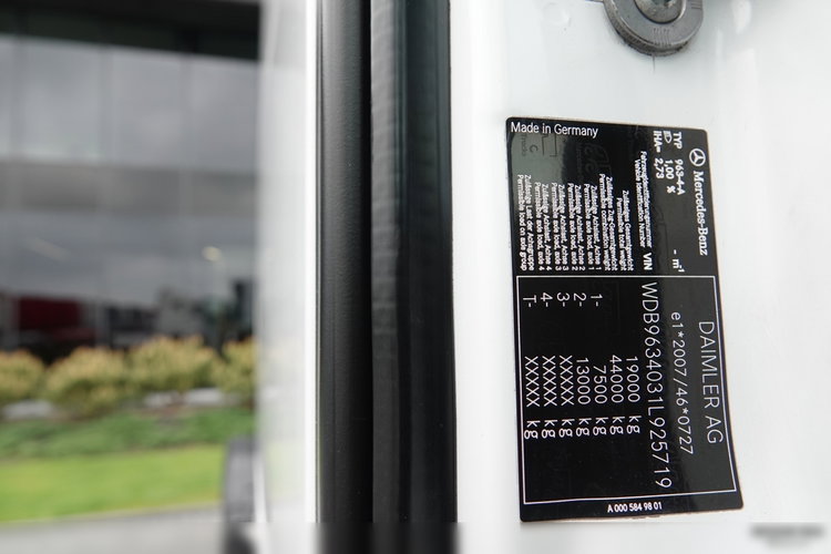 Mercedes ACTROS 1843 / RETARDER / ALUFELGI /  EURO 6 / SPROWADZONY zdjęcie 35