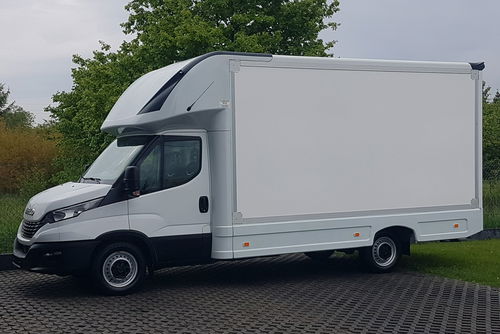 Iveco Daily KONTENER NISKOPODŁOGOWY 4.43x2.23x2.42 SKLEP BAR FOODTRUCK KAMPER AC