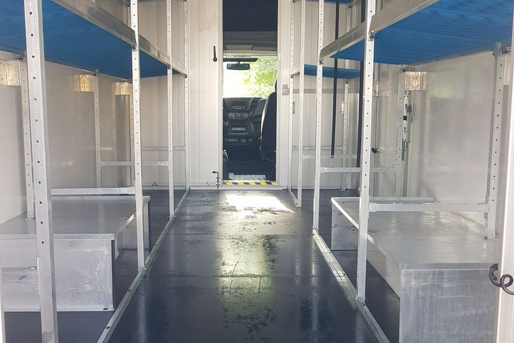 Iveco Daily KONTENER NISKOPODŁOGOWY 4.43x2.23x2.42 SKLEP BAR FOODTRUCK KAMPER AC zdjęcie 25