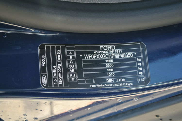 Focus Kombi Connected 1, 5 EcoBlue 120KM ASO Forda Gwarancja zdjęcie 31