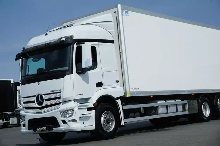 Mercedes ACTROS / 2546 / EURO 6 / CH?ODNIA + WINDA / 23 PALETY / O? SKR?TNA getruck.eu 2018r 200 000km