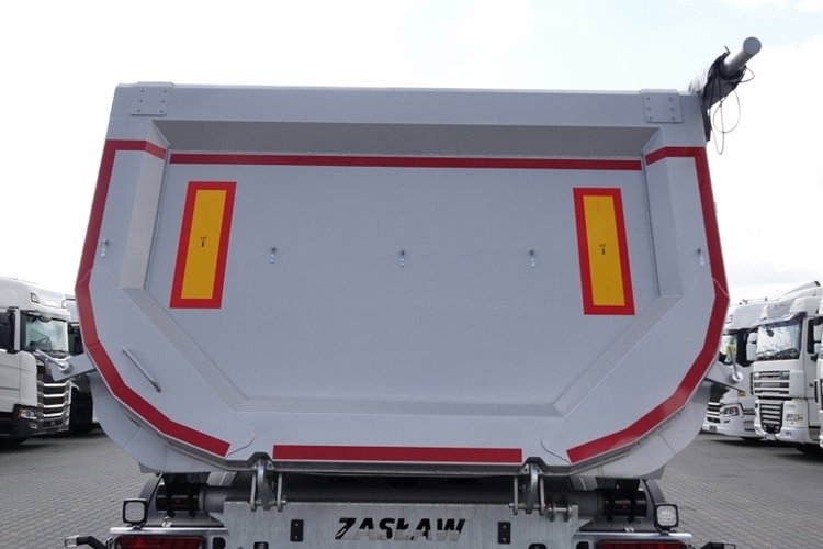 ZASŁAW Zasław WYWROTKA 26 m3 / FABRYCZNIE NOWA / STALOWA / RYNNA WANNA HP / OŚ  PODNOSZONA / SAF / 2025 ROK zdjęcie 12